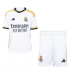 Real Madrid Replica Home Stadium Kit for Kids 2023-24 Short Sleeve (+ pants)